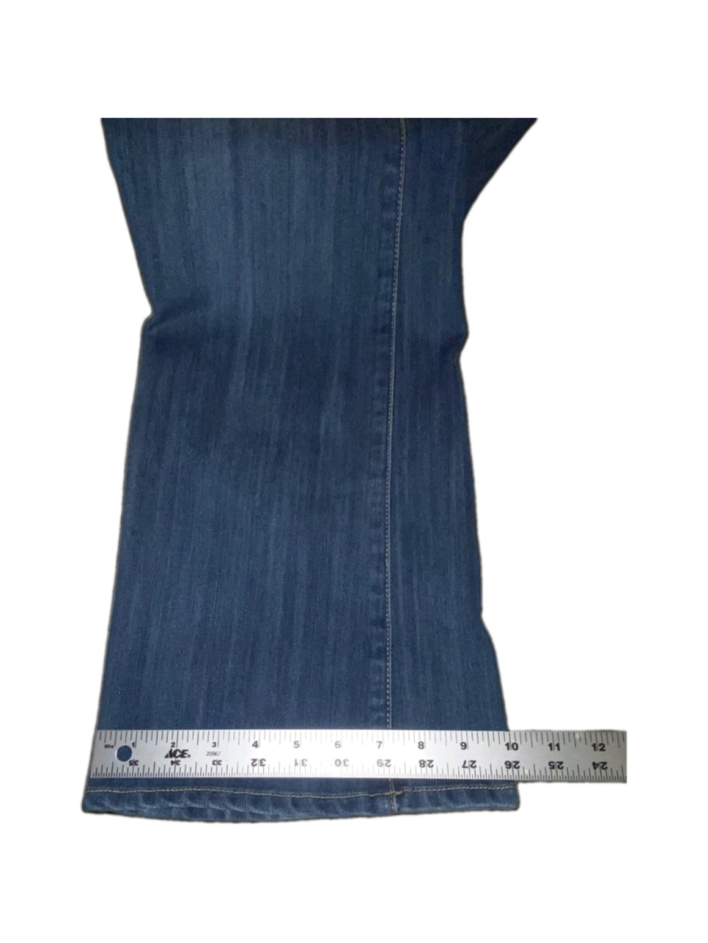 Seven7 Jeans Womens 14 Bootcut Medium Wash Stretch Denim Embroidered Pocket - Picture 8 of 9